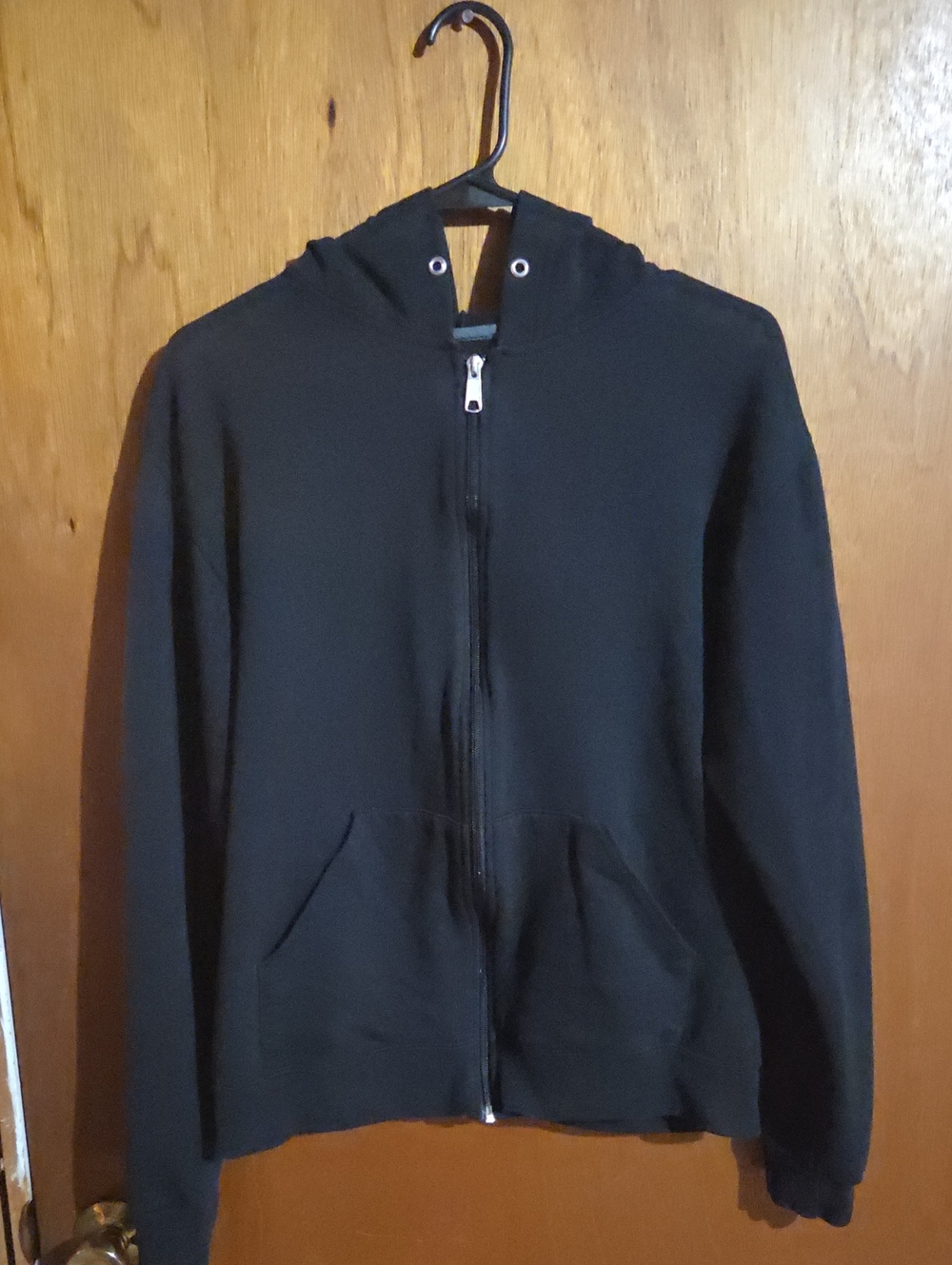 Black Zip Up Hoodie
